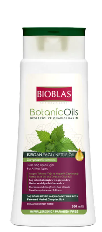 Bioblas Botanic Oils šampon protiv opadanja kose s uljem koprive