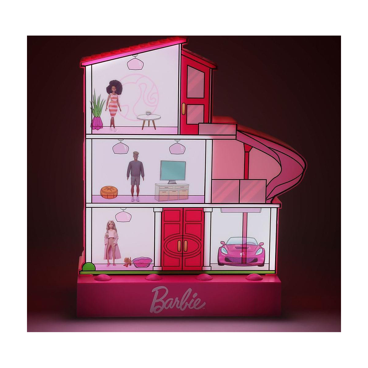Barbie Dreamhouse Leuchte mit Sticker