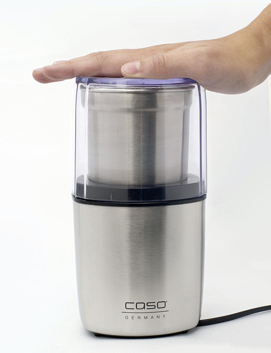 Caso Kaffeemühle 1830 Coffee Flavour, 200,00 W, Schlagmesser, 90,00 g Bohnenbehälter, Geeignet für Kaffee, Nüsse, Gewürze