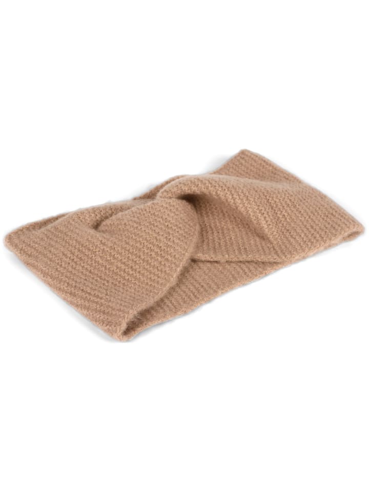styleBREAKER Feinstrick Stirnband in Braun günstig kaufen onesize