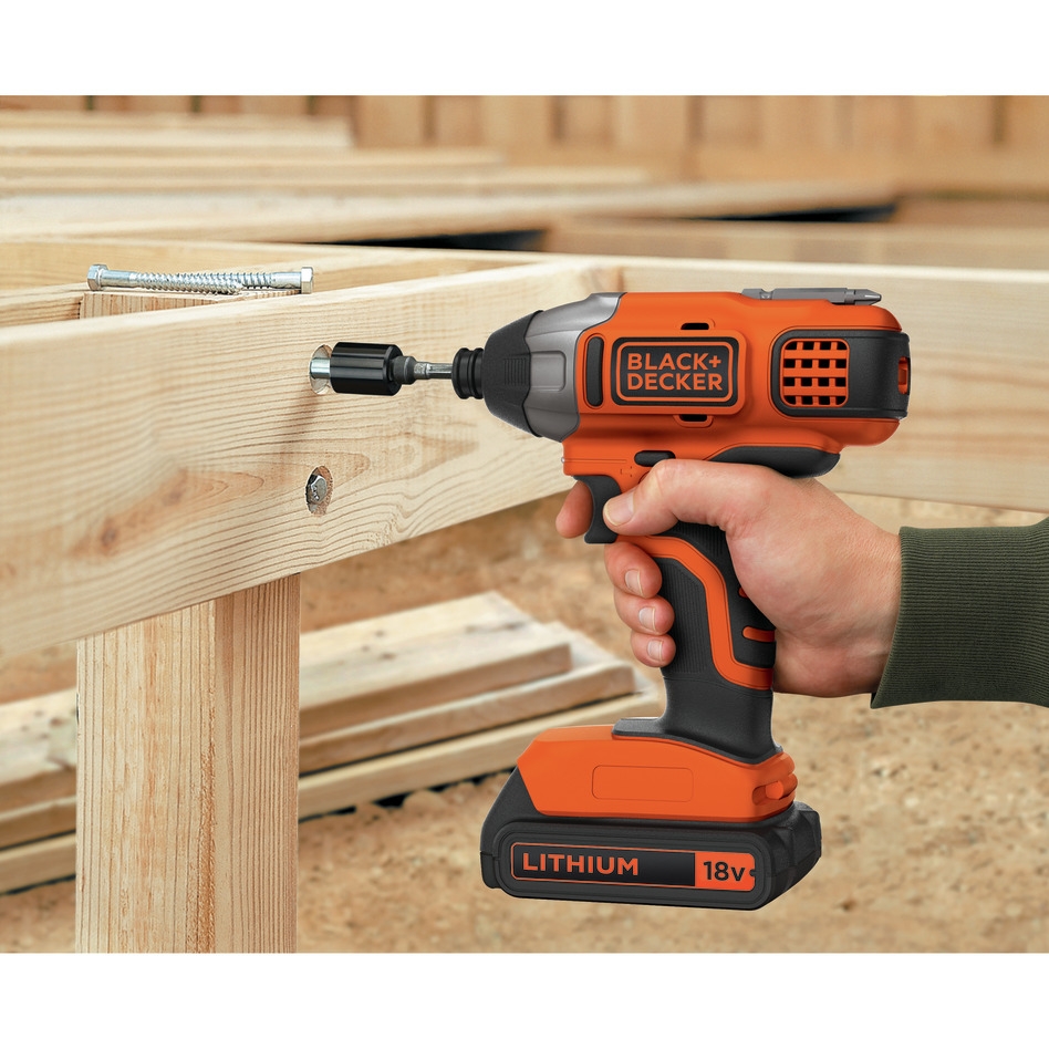 Șurubelniță cu impact Black & Decker BDCIM18N-XJ 18 volți, fără baterii și încărcător