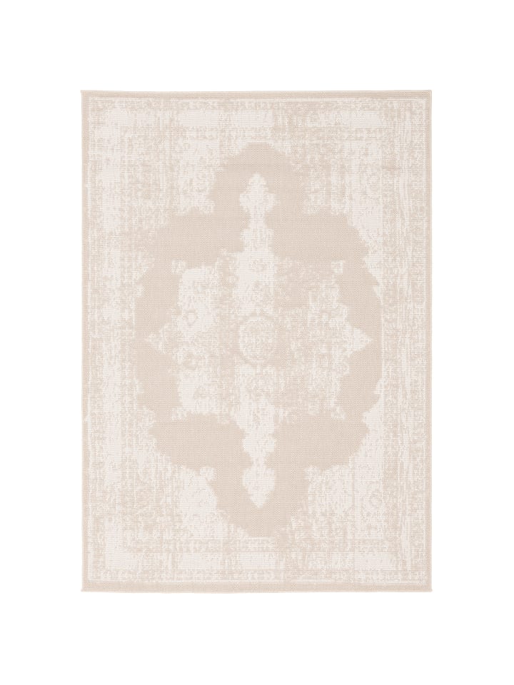 Pergamon In & Outdoor Teppich Marbella Orient Vintage in Beige günstig kaufen