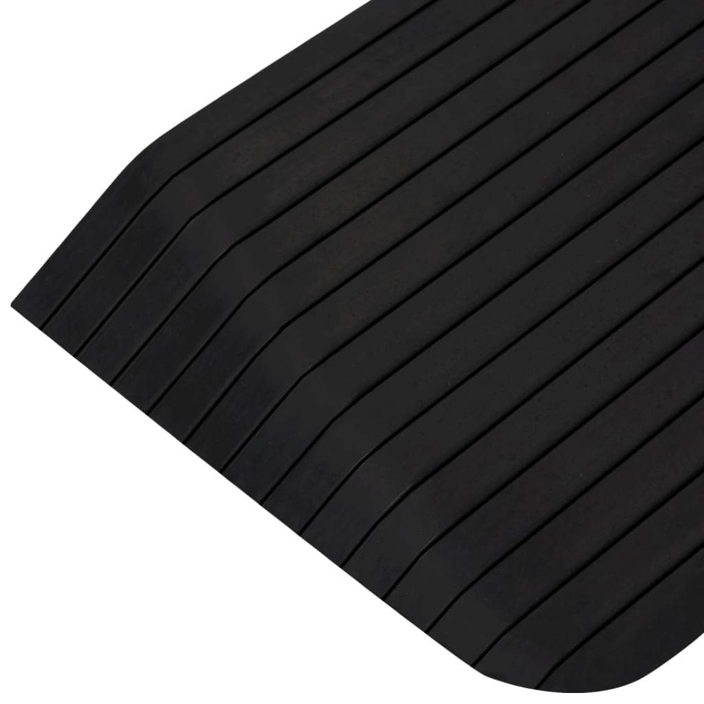 vidaXL Verkehrsschild Schwellenrampe 110x41x5 cm Gummi, (1 St)