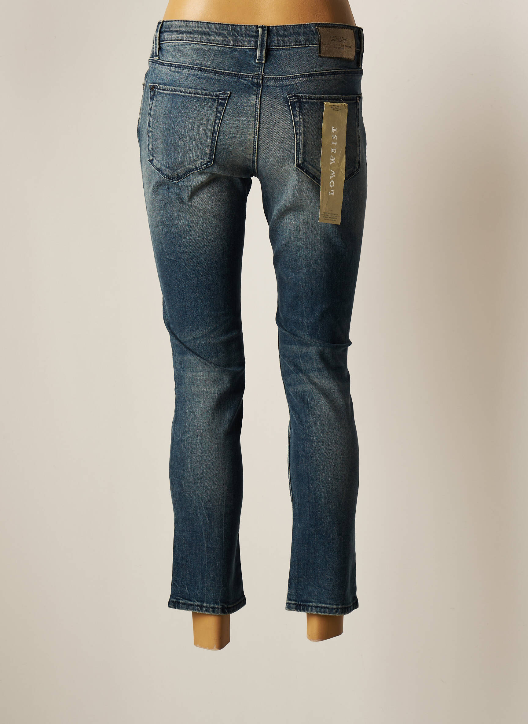 Only Jeans Coupe Slim Femme couleur bleu