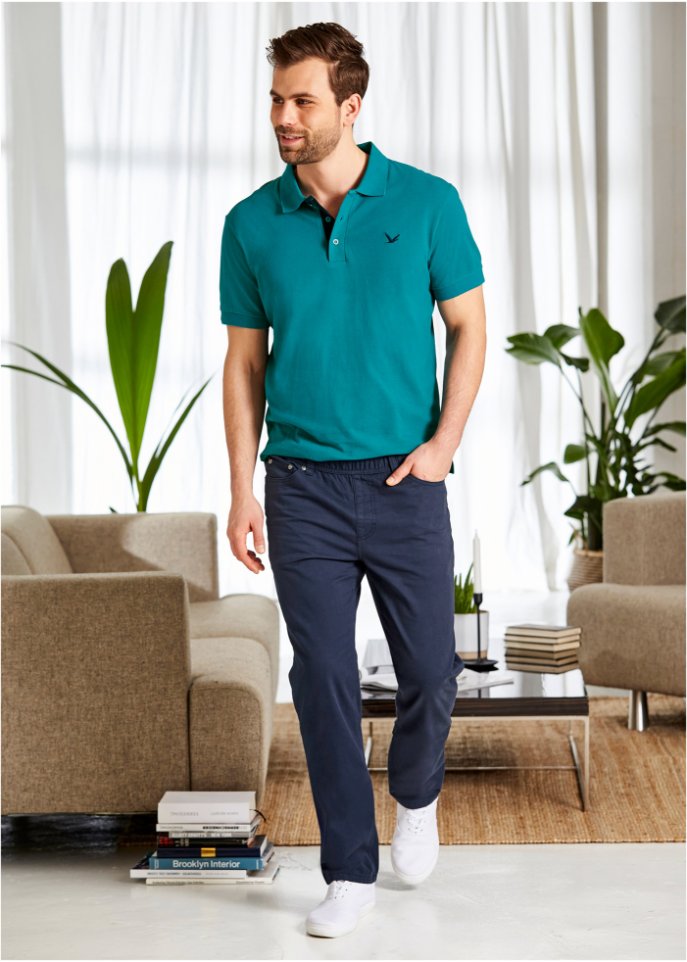 Regular Fit Schlupfhose, Straight (2er Pack)