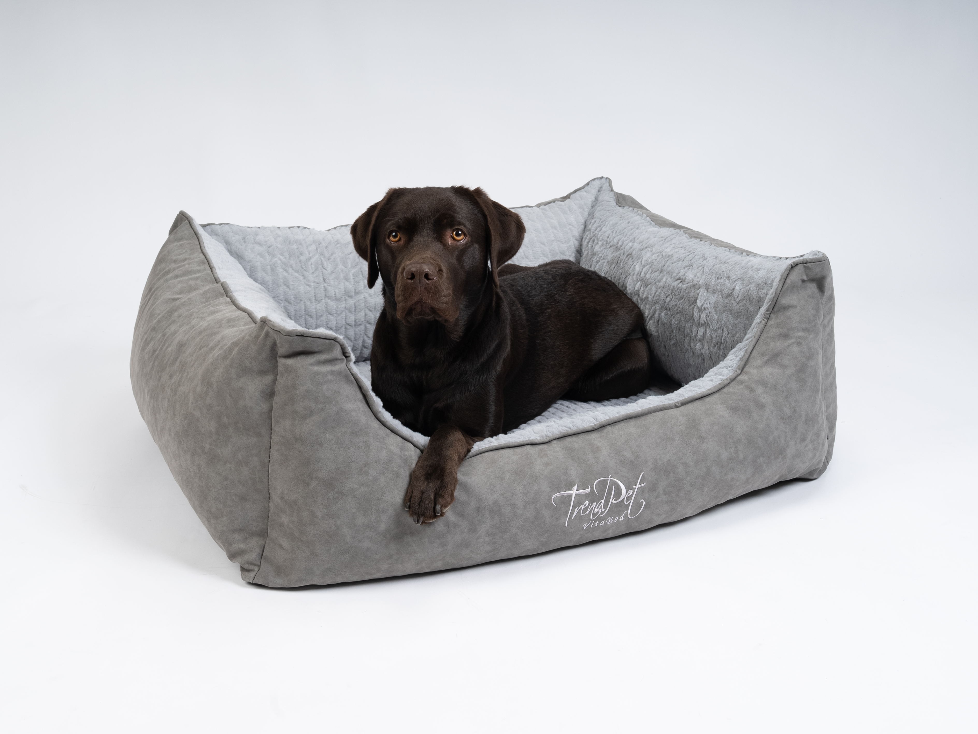 TrendPet Hundebetten TrendPet VitaBed Style orthopädisches Hundebett grau XL