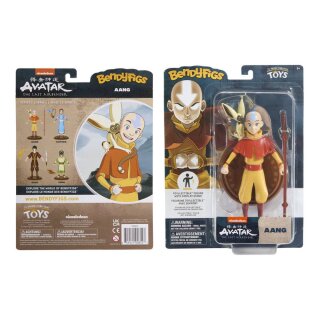 Avatar - Der Herr der Elemente Bendyfigs Biegefigur Aang 18 cm