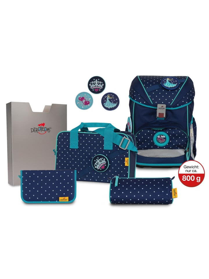 DerDieDas ErgoFlex Buttons Schulranzen-Set 5tlg. in star princess günstig kaufen onesize