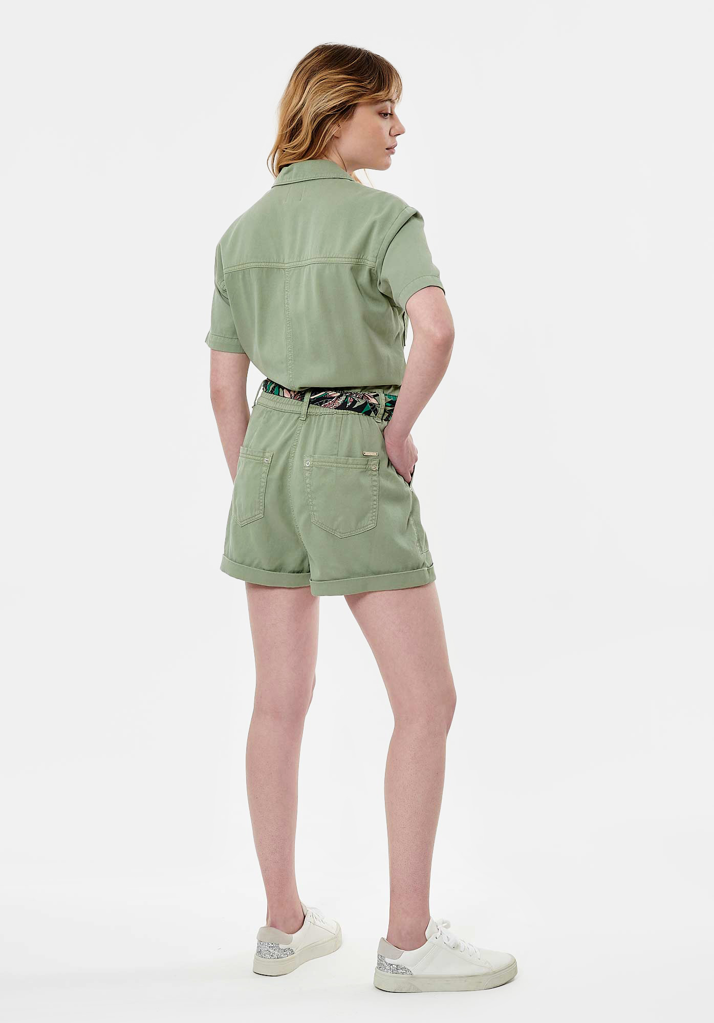 ARTUR  Combishort kaki Femme