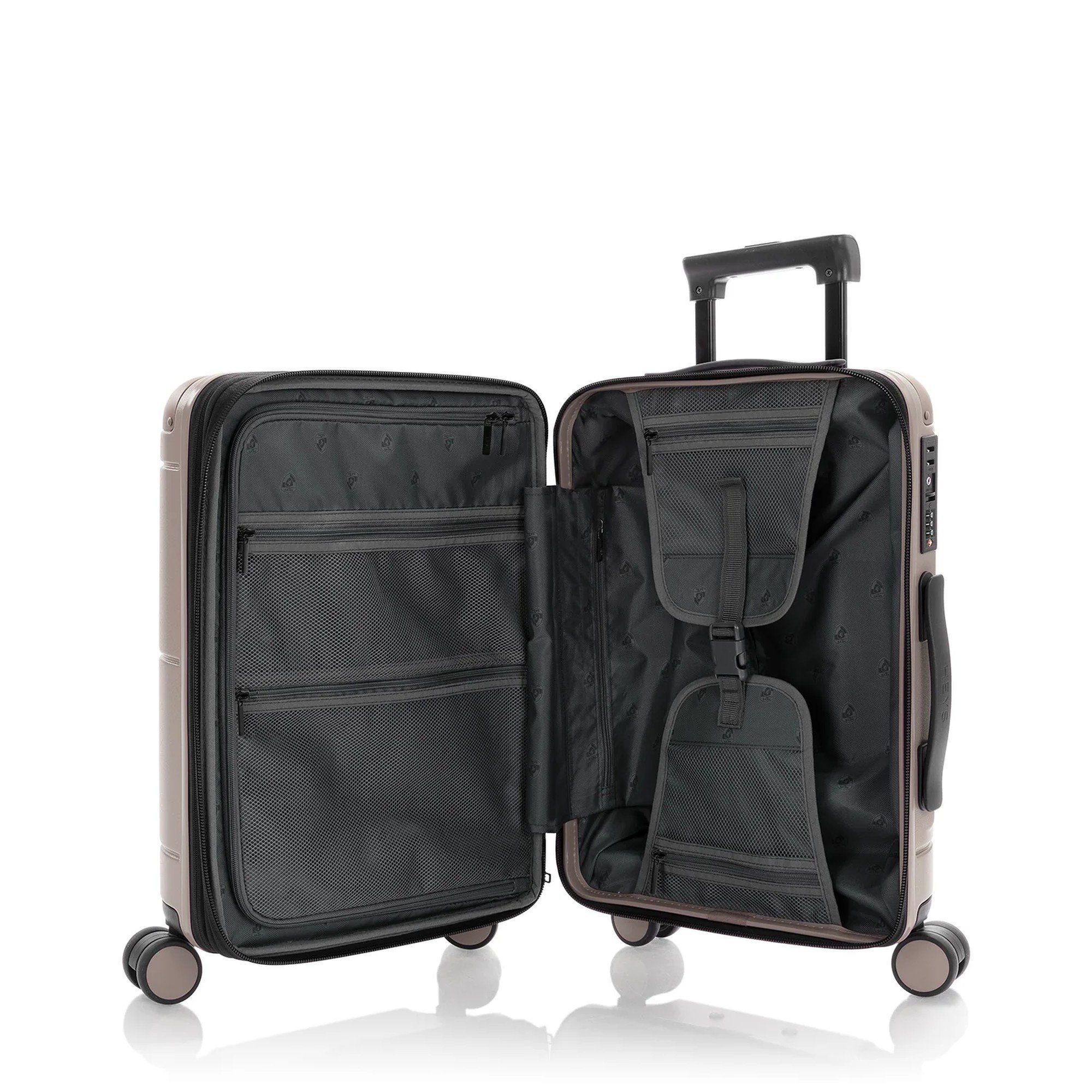 Heys Handgepäck-Trolley Zen - 4-Rollen-Kabinentrolley S 54.5 cm erw., 4 Rollen Rollen