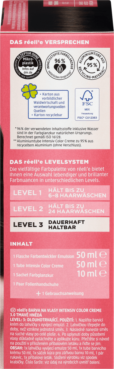 Haarfarbe 3.0 Dunkelbraun, 1 St
