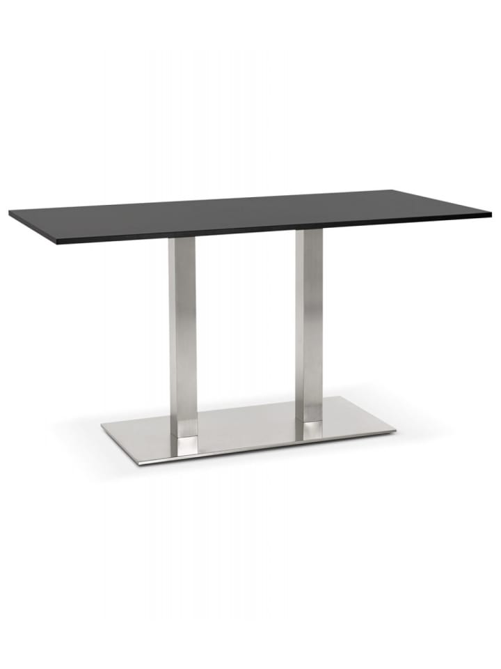 KADIMA DESIGN Esstisch Holz Metall Schwarz | Modern Elegant in Schwarz günstig kaufen onesize