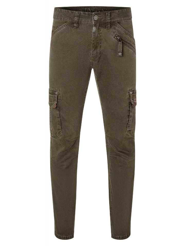 Timezone Hose Regular Fit mittlere Bundhöhe Slim Legs in Olive günstig kaufen
