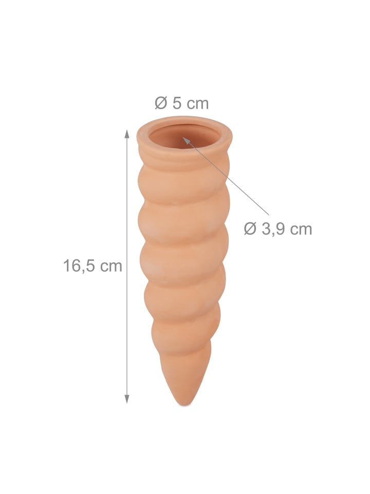 relaxdays 6 x Tonkegel in Terrakotta günstig kaufen onesize