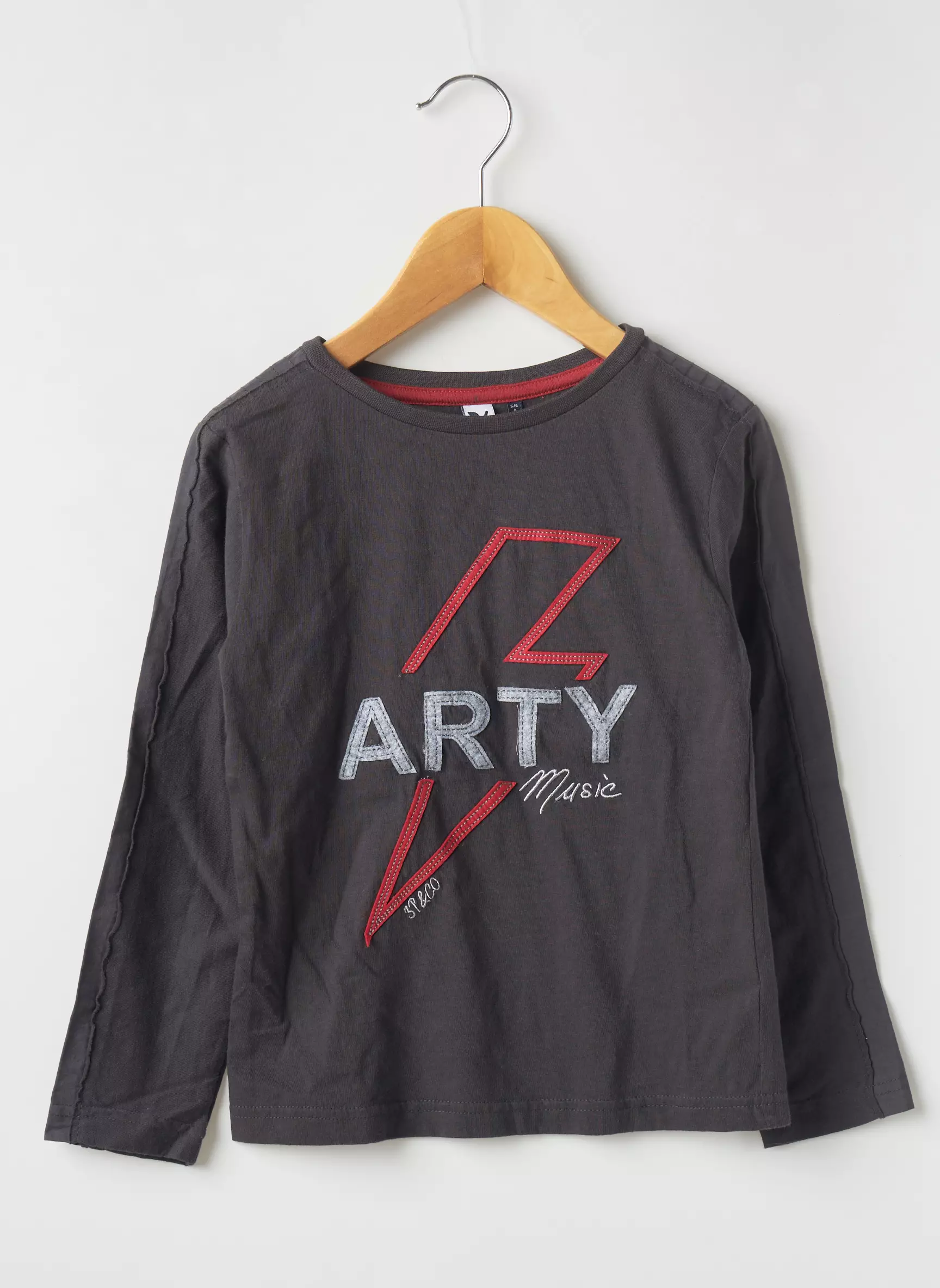 3 Pommes Tshirts Garcon couleur gris