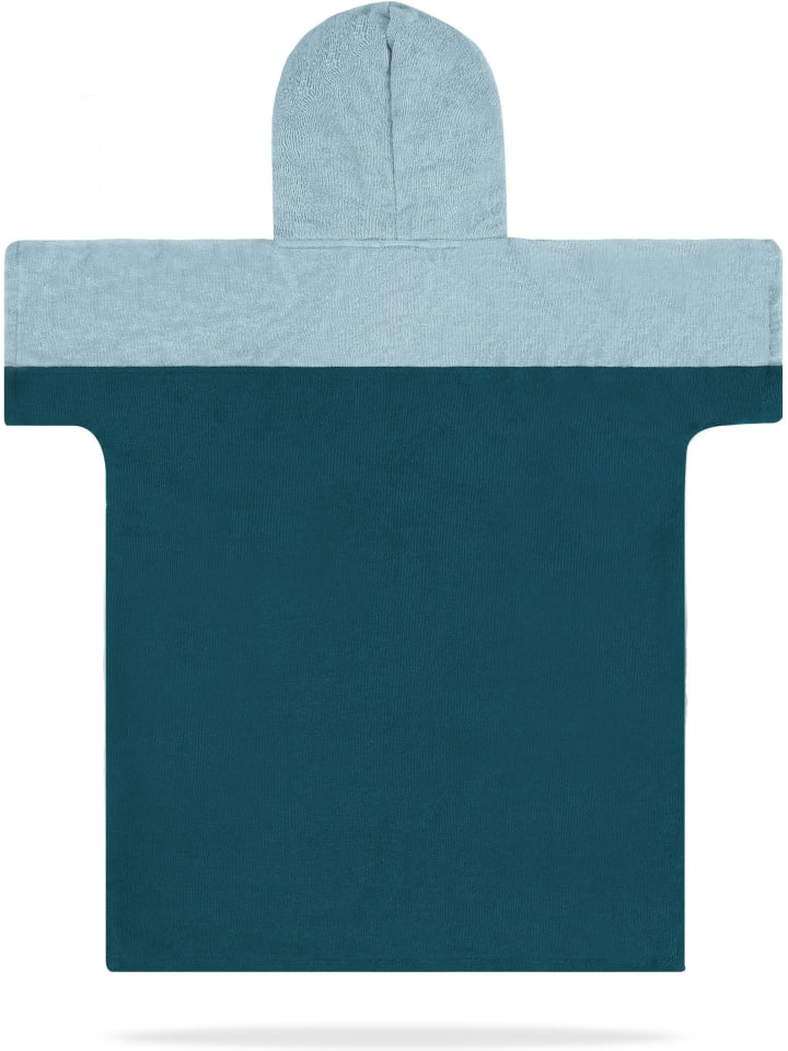 normani Kinder Badeponcho Puwai in Petrol günstig kaufen