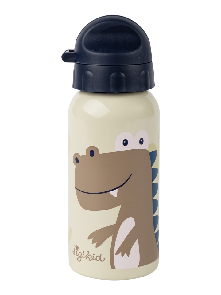 Sigikid Kindergarten-Set Trinkflasche & Brotdose in Beige/Blau Dino günstig kaufen onesize