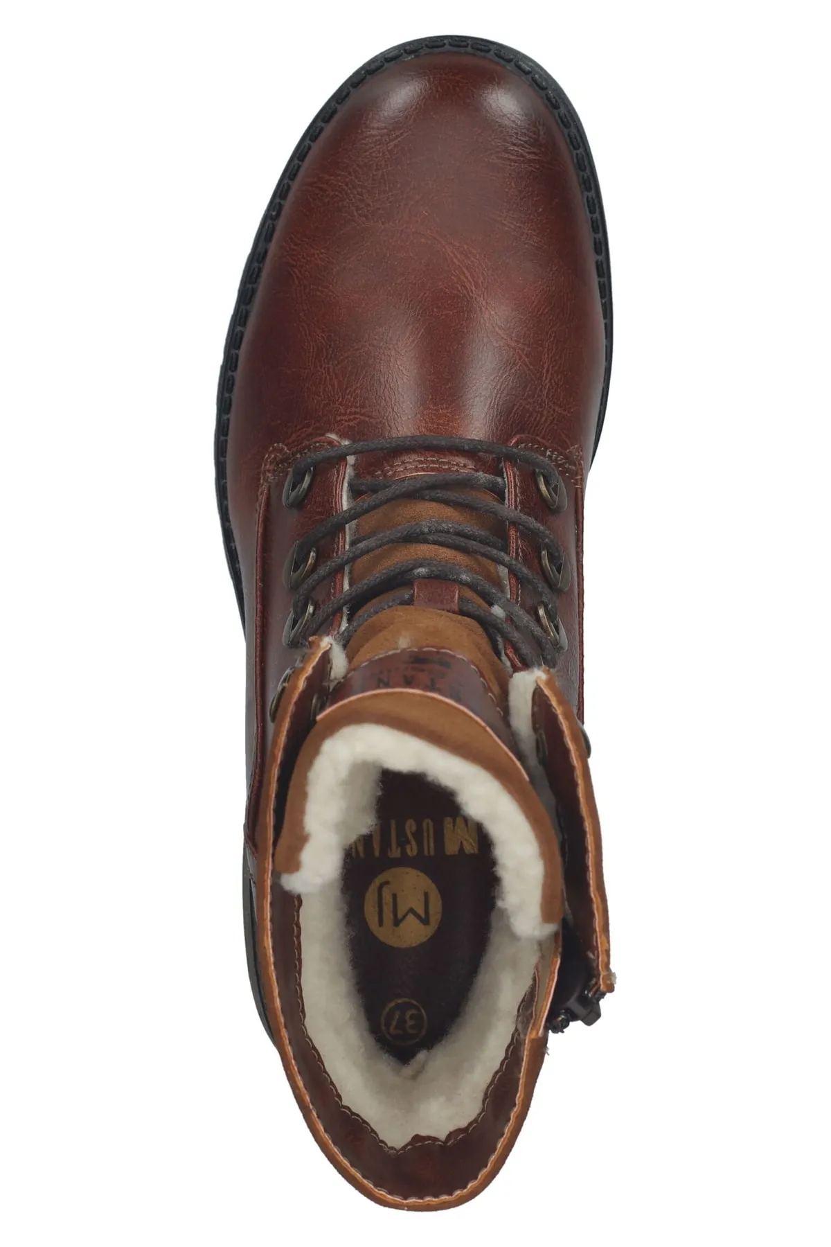 Mustang  Stiefelette - Braun - Blockabsatz