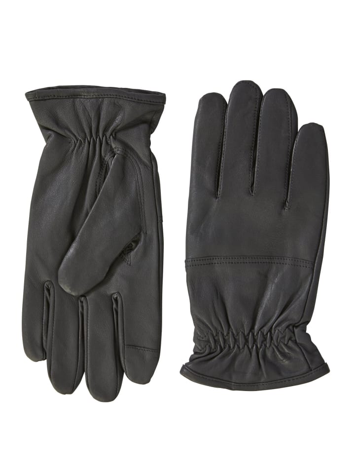 Camel Active Lederhandschuhe mit Screen-Tab Funktion in Asphalt günstig kaufen