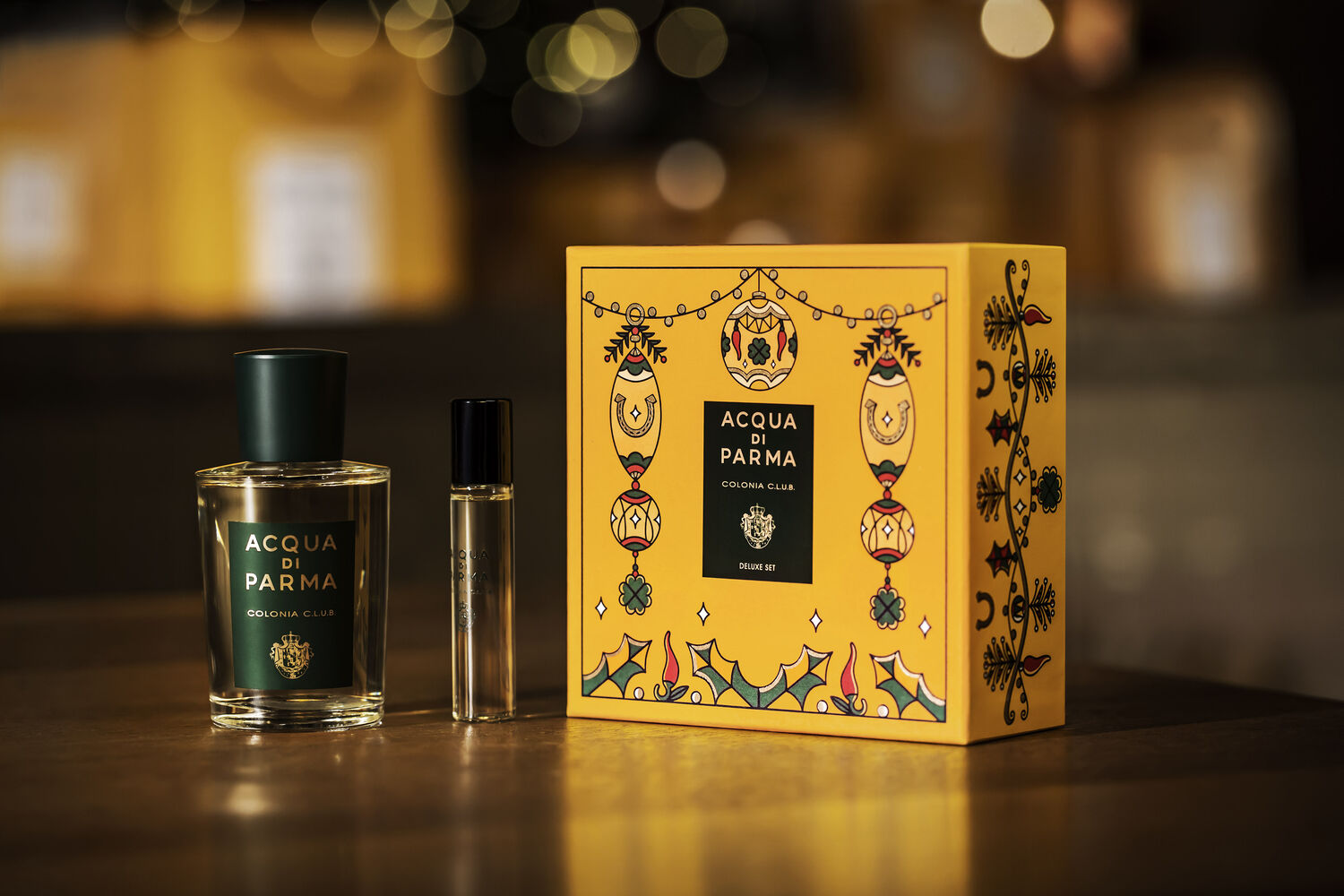 Acqua di Parma Colonia C.L.U.B Coffret De Luxe Eau de Cologne 100 ml + Vaporisateur de Voyage de 12 ml