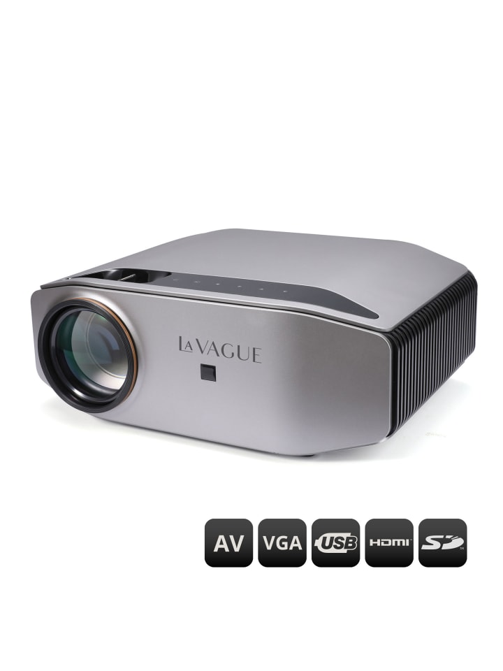 LA VAGUE LV-HD500 LED-Projektor Full HD in silber günstig kaufen onesize