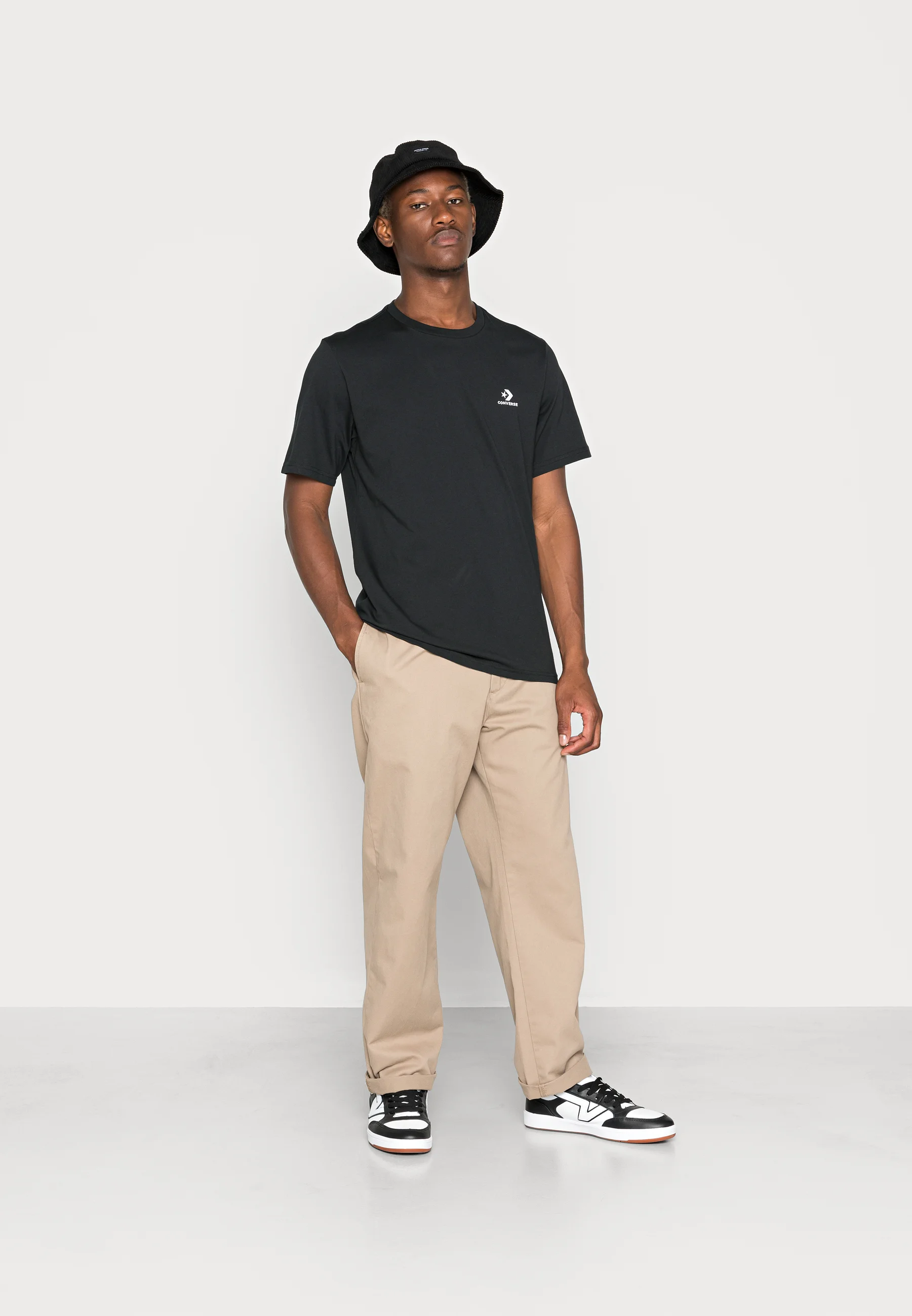 Converse CAMISETA UNISEX CON ESTRELLA CHEVRON BORDADA - Camiseta básica