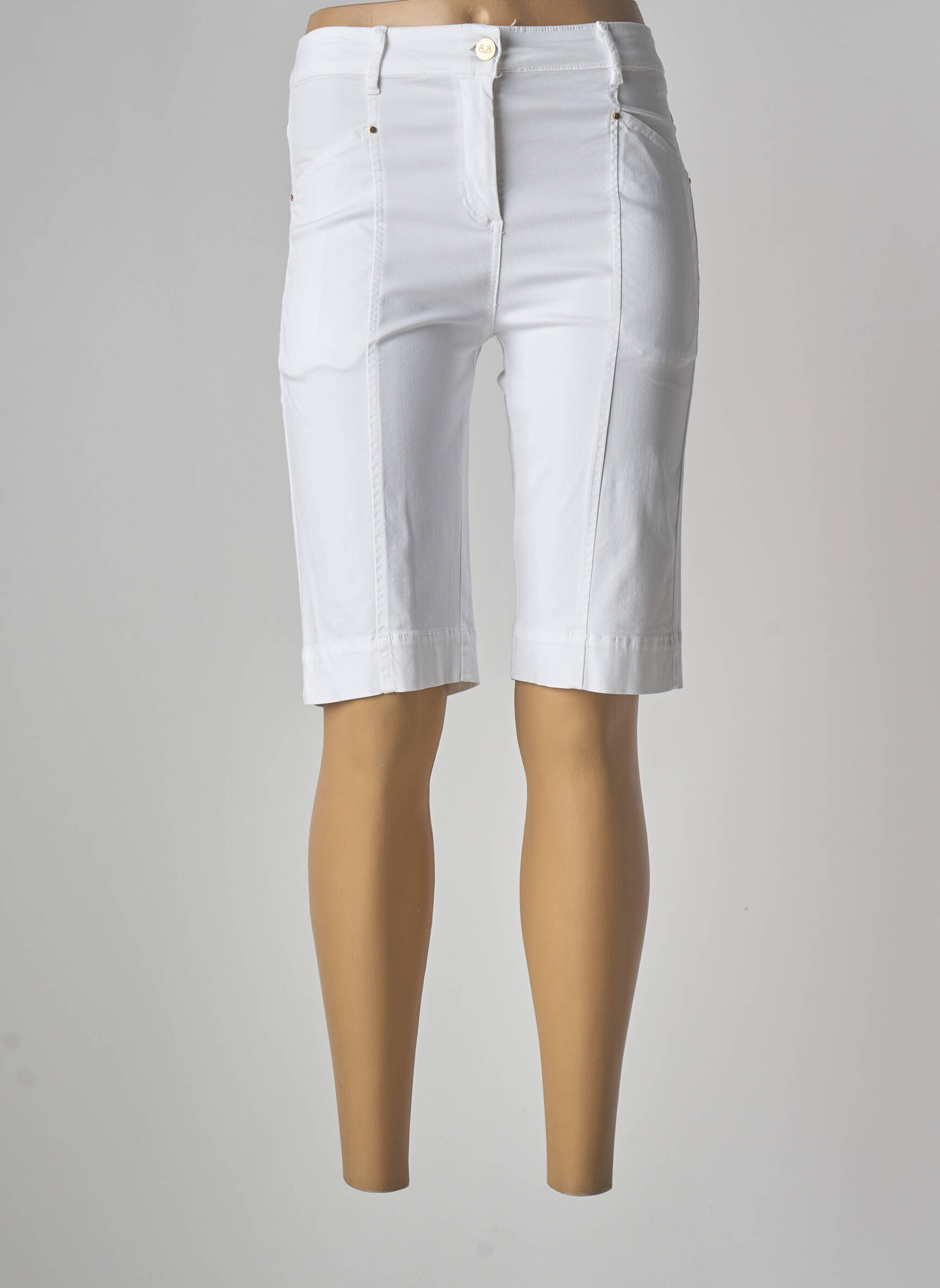 Paul Brial Bermudas Femme couleur blanc