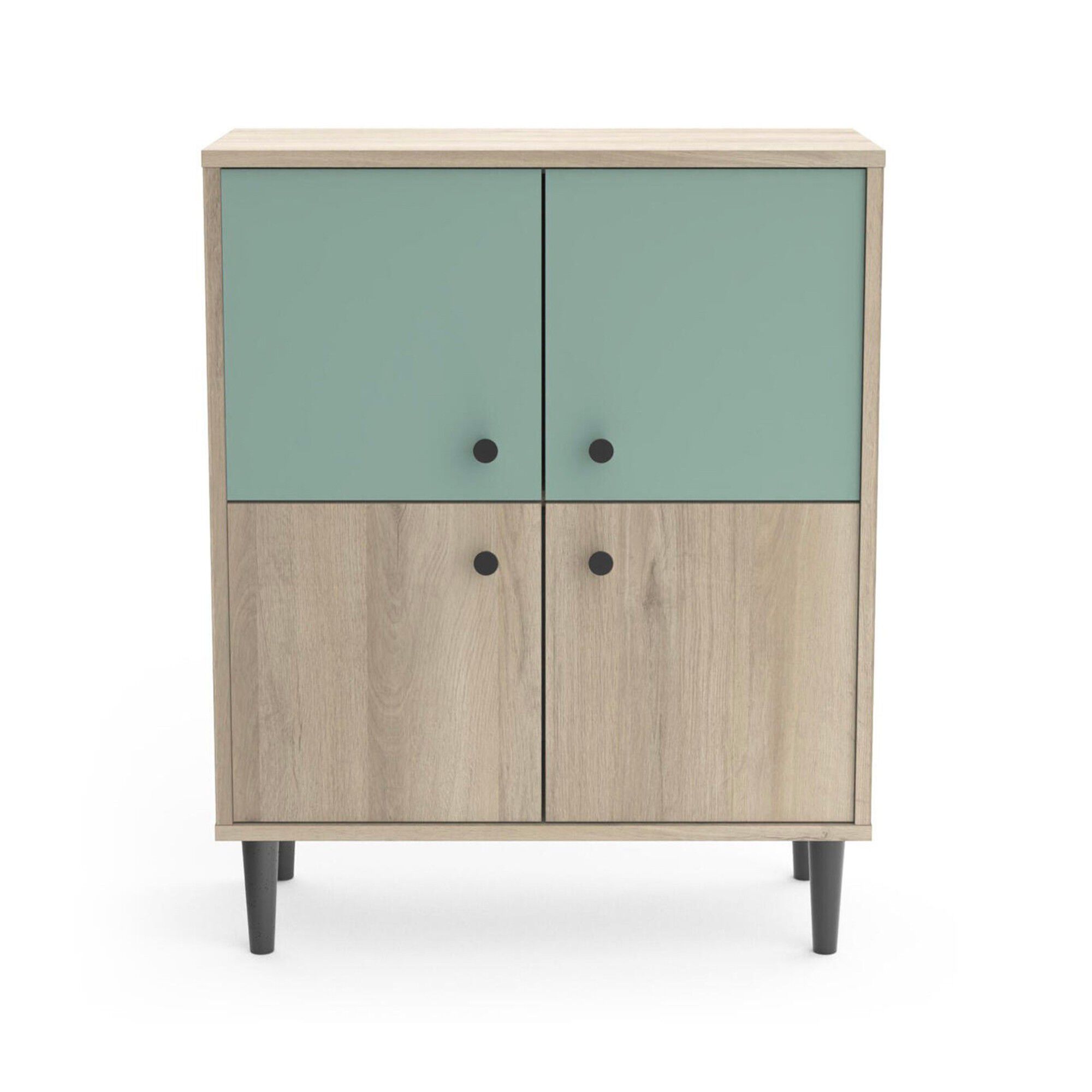 Buffet HAMFIELD 4 portes – 2 coloris