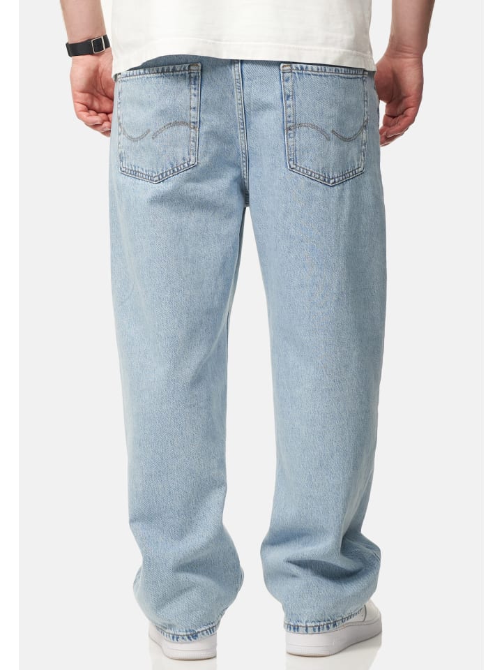 Jack & Jones Jeans Loose Fit - JJIALEX JJARIS in Light Blue Denim günstig kaufen