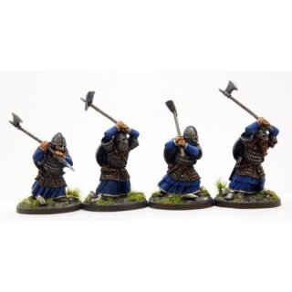 SAGA: Age of Magic - Hearthguard attacking with Heavy Weapons (Dwarves)