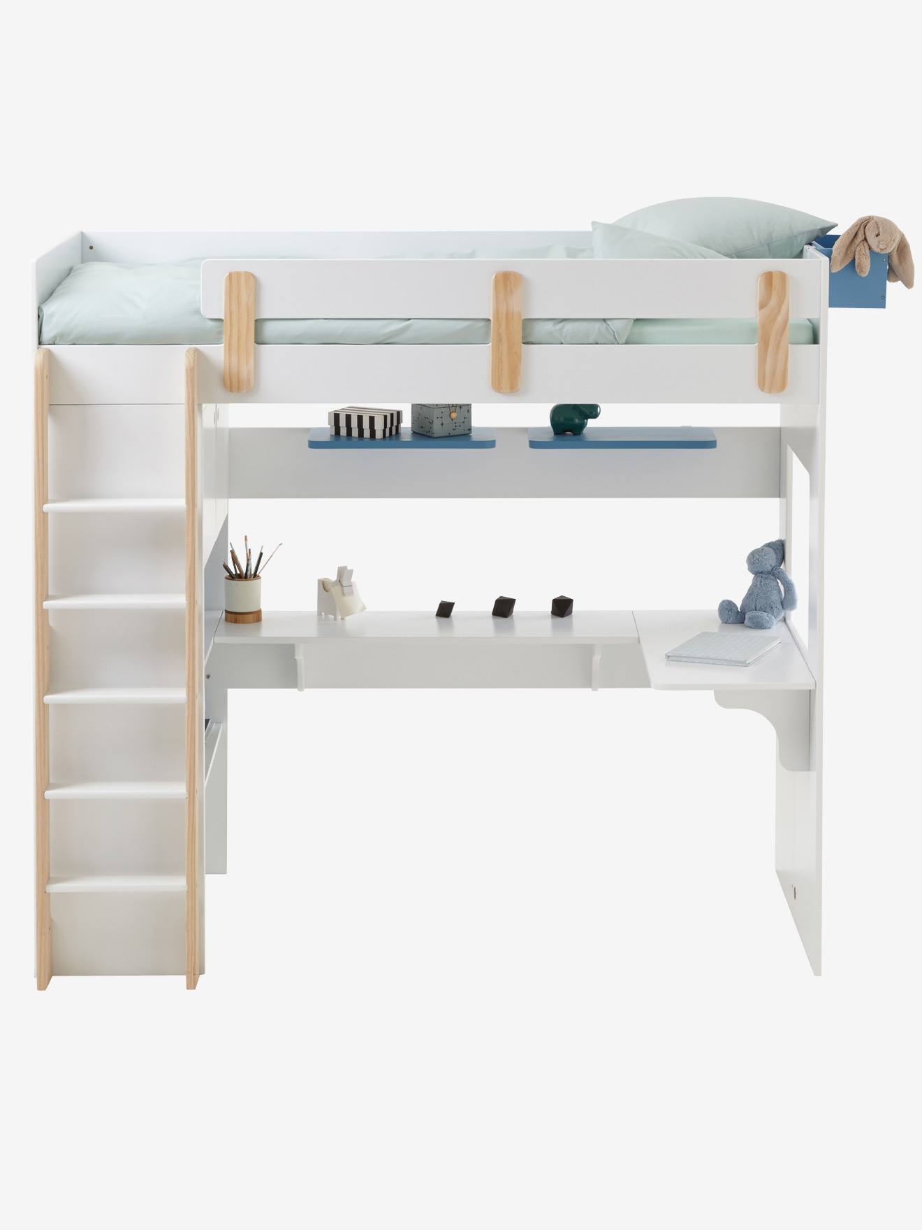 Vertbaudet Kinder Kombi-Hochbett EVEREST XXL - khaki