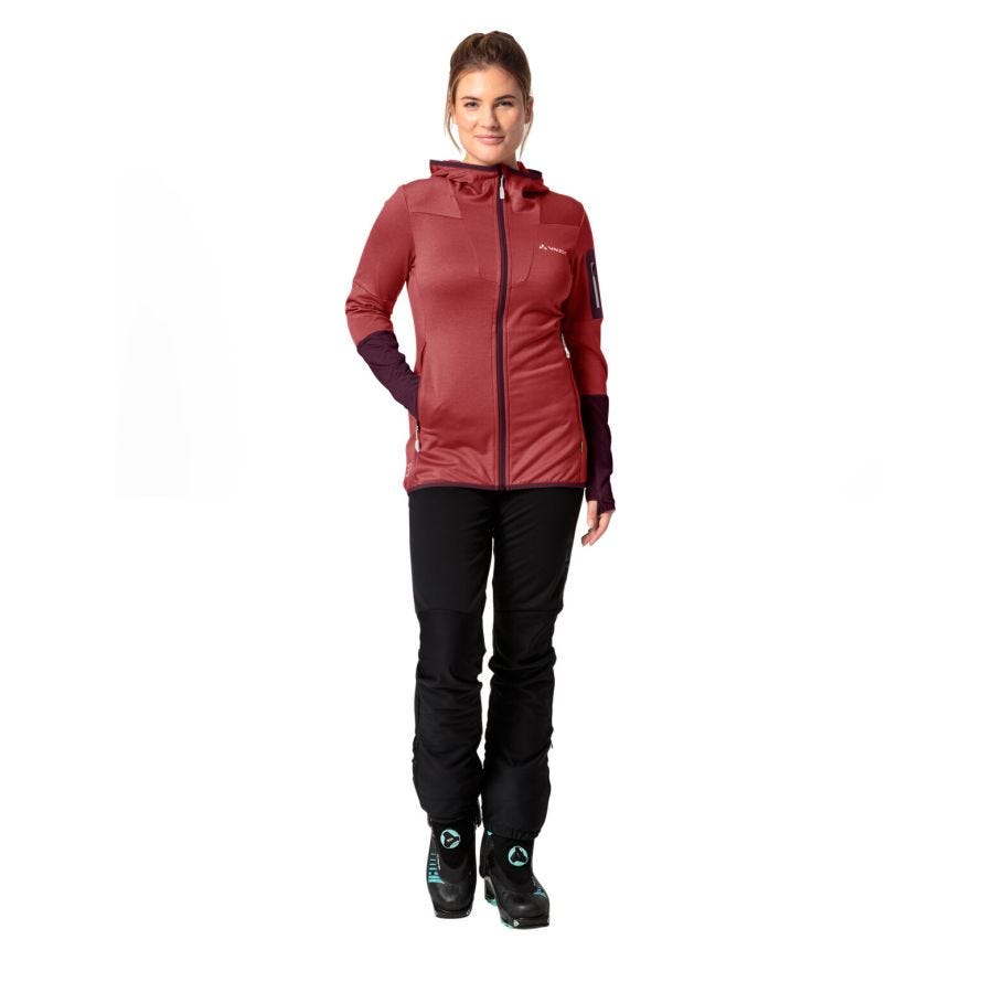 Monviso Fleece Kapuzenjacke Damen
