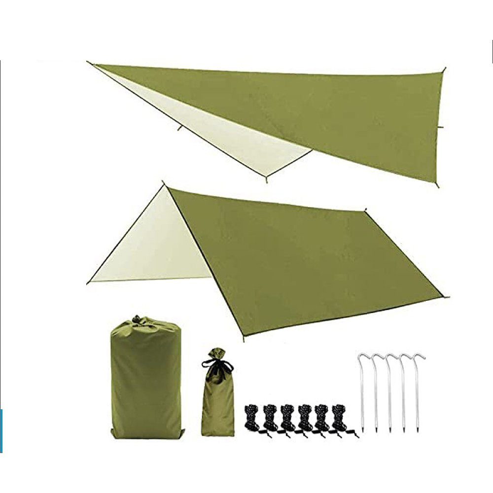 Zeaicos Tarp-Zelt Zeltplane Wasserdicht Camping Zelt Tarp Unterlegplane
