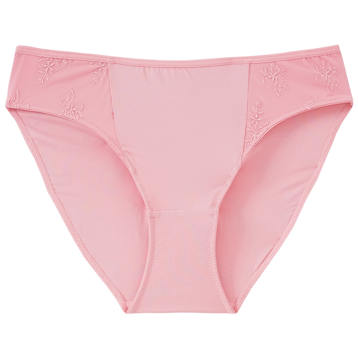 Damen Slip mit floraler Stickerei