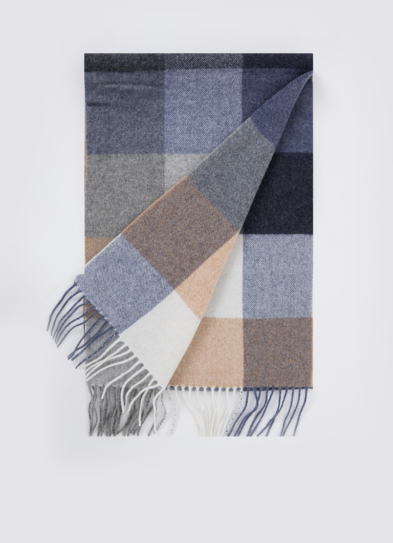 Profuomo vilnas šalle ar bārkstīm 190 x 30 cm