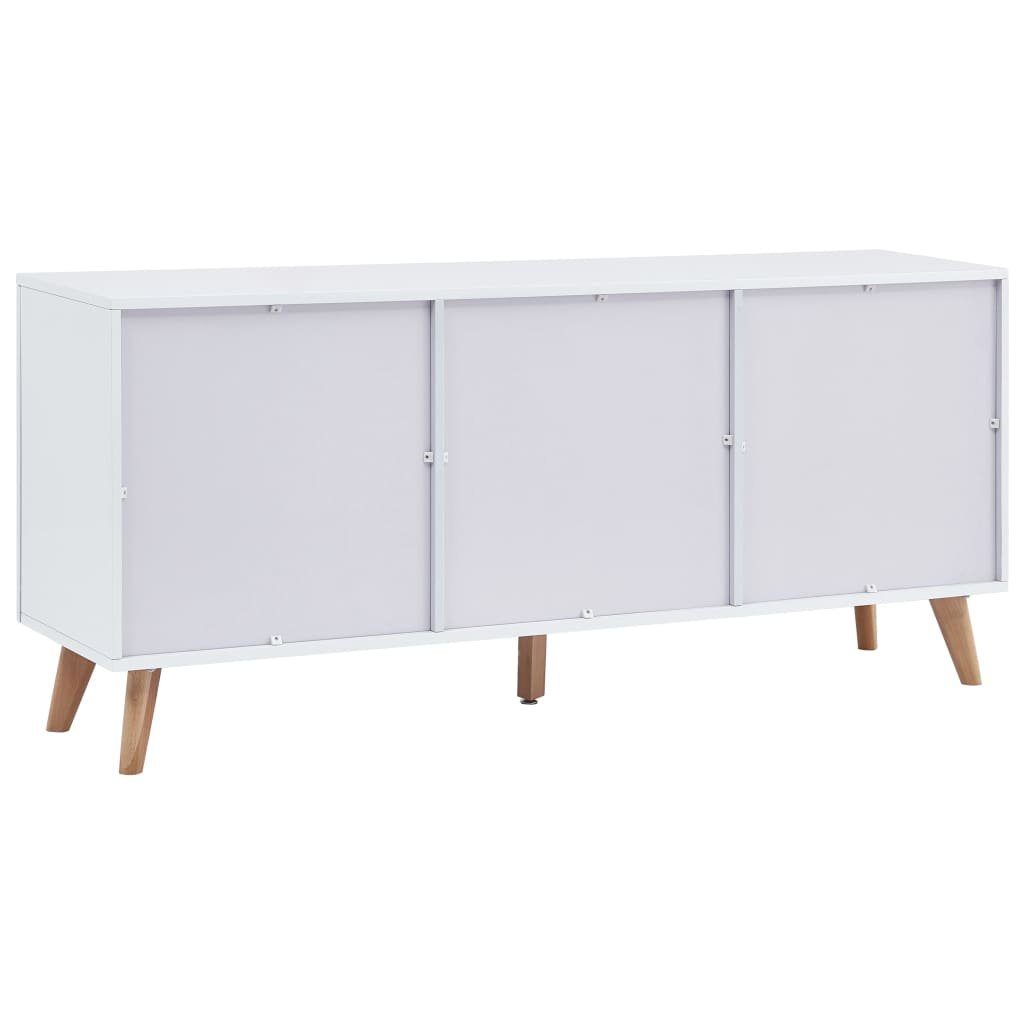 vidaXL Sideboard Sideboard Weiß 160×40×70 cm MDF (1 St)
