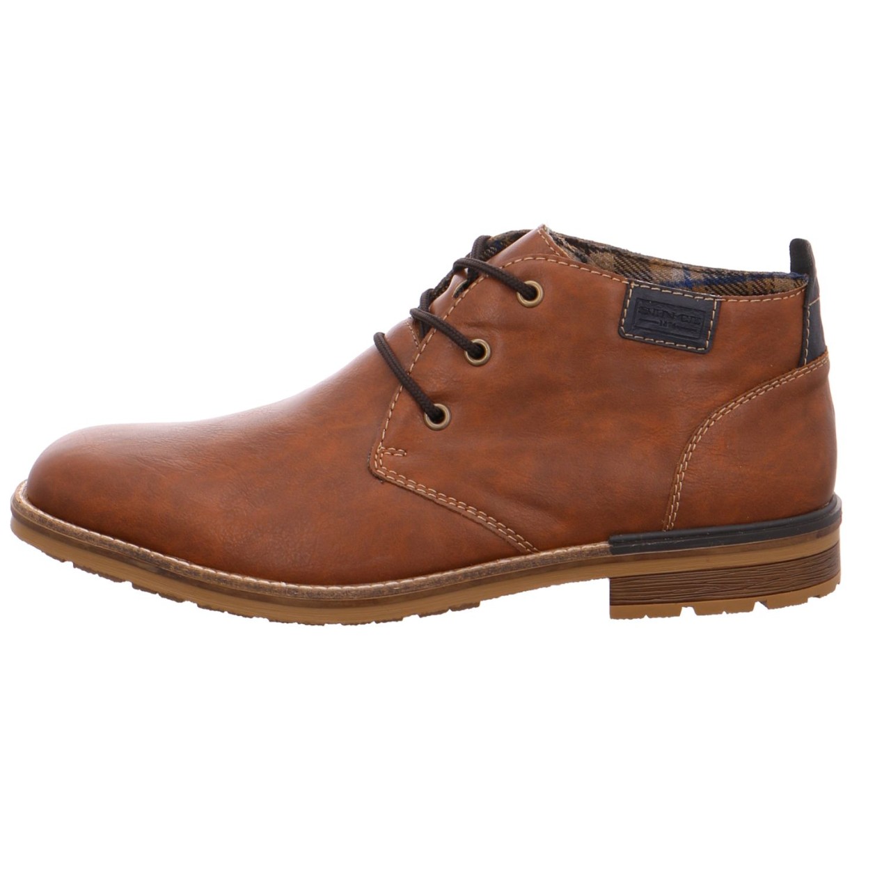RIEKER Schnür-Stiefeletten beige
