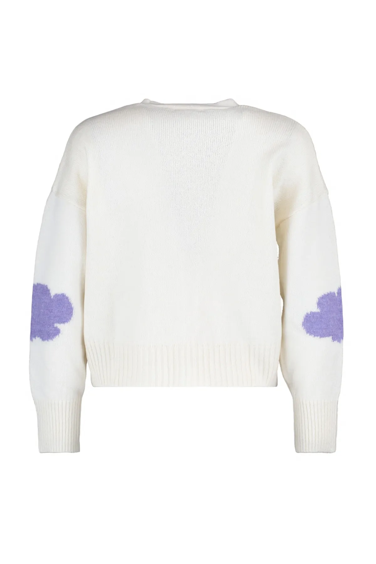 Trendyol Collection  Ecrufarbene, selbstgemusterte Strickjacke mit weicher Struktur TWOAW21HI0490