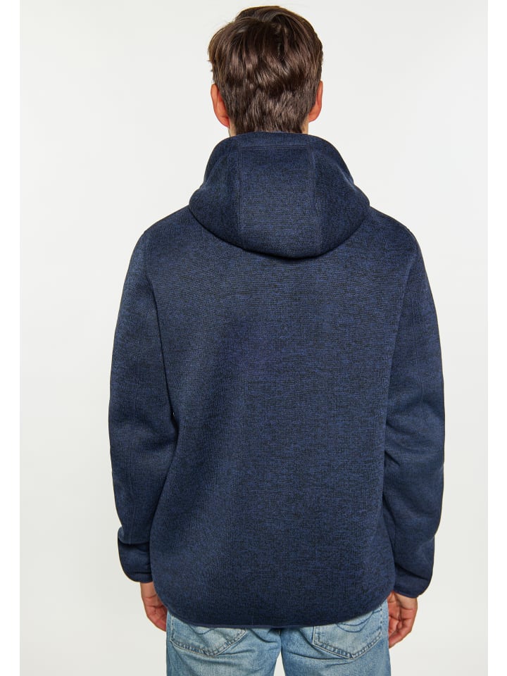 Schmuddelwedda Strickfleeceblouson in Marine Melange günstig kaufen S