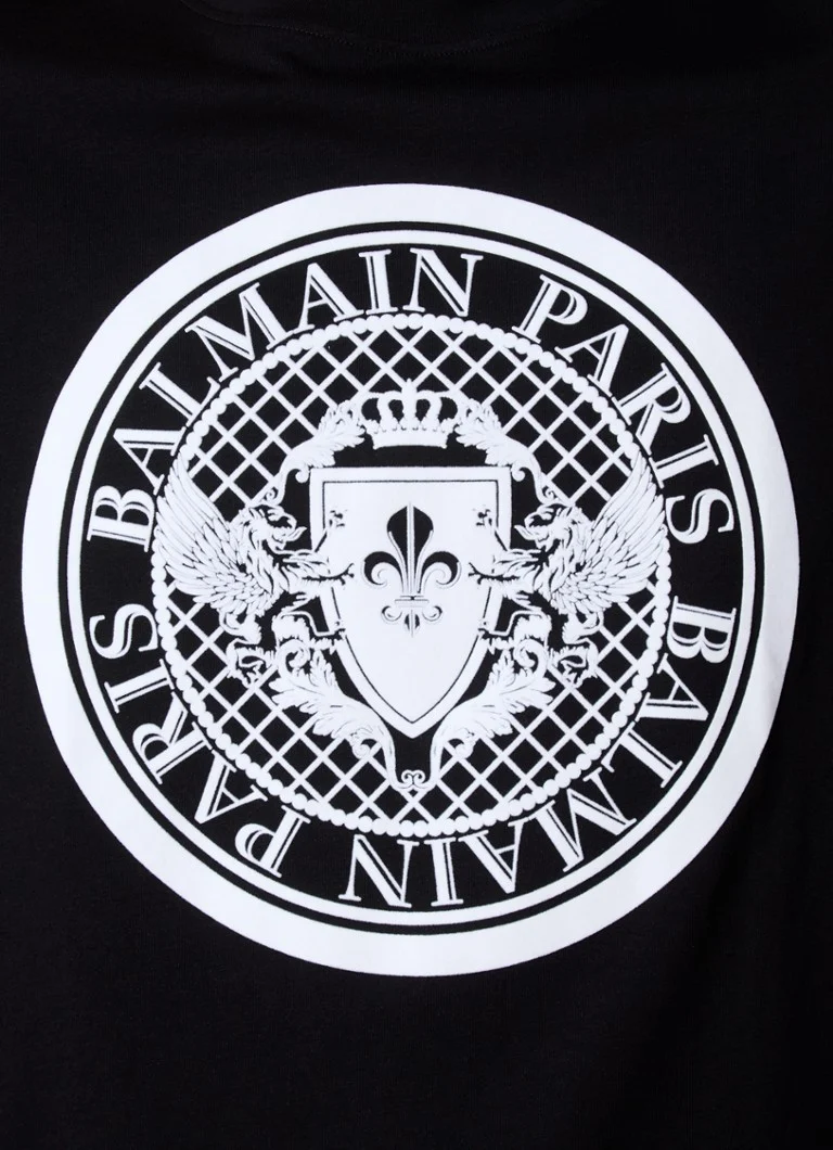 Koszulka Balmain Coin z nadrukowanym logo