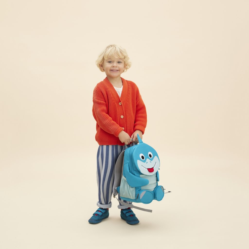 Affenzahn Rucksack großer Freund blauer Hai