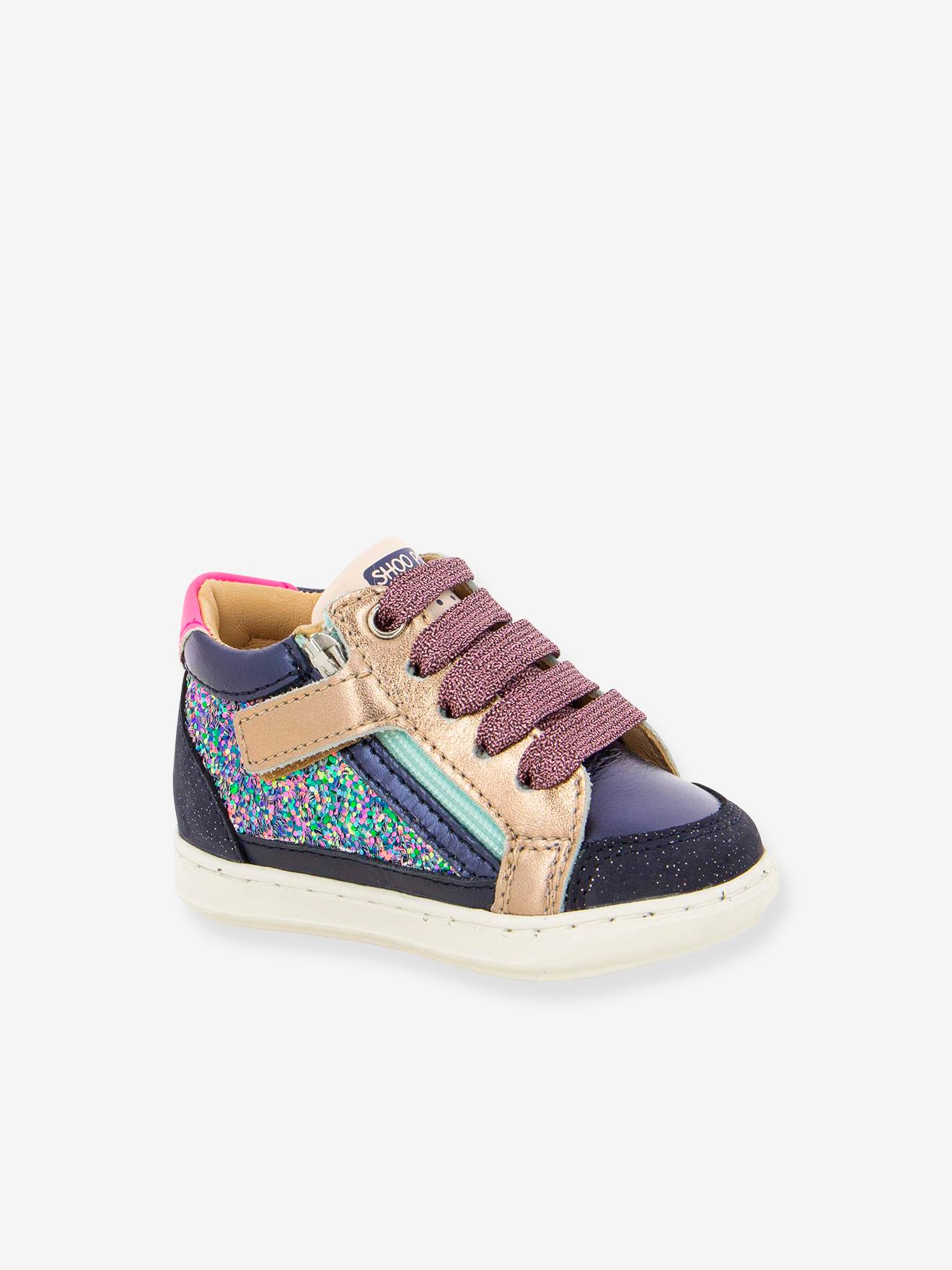 Bottines bébé Bouba Connect Gloss SHOO POM® marine