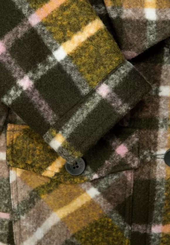 CECIL Langes Karo Overshirt