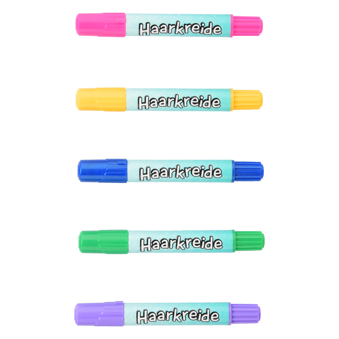 Haarkreide in 5 Farben