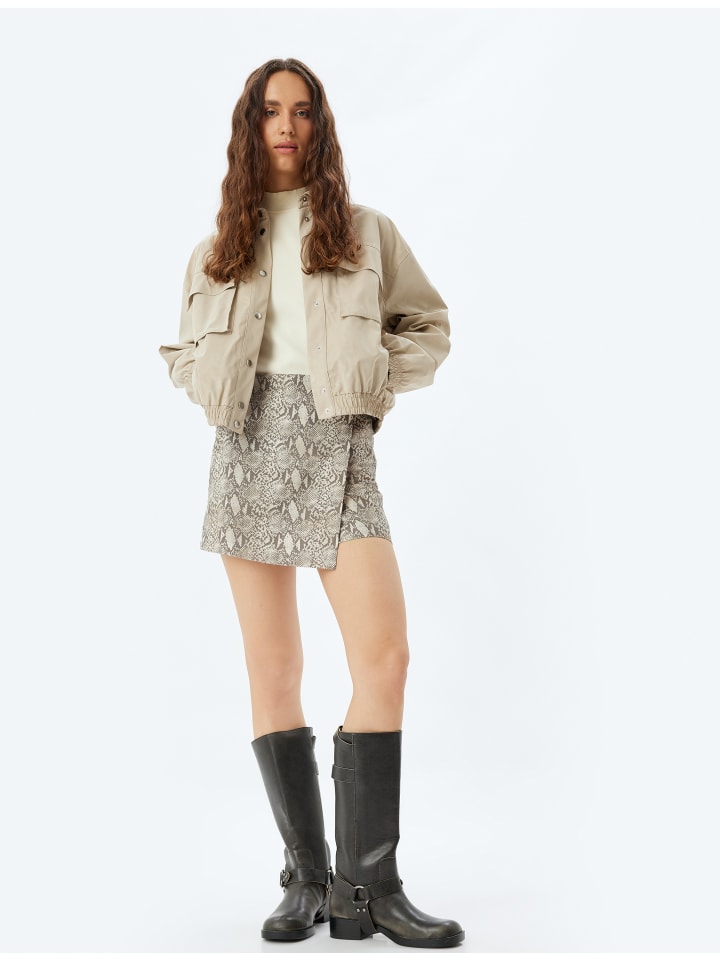 KOTON Hosenrock in Beige Gemustert günstig kaufen