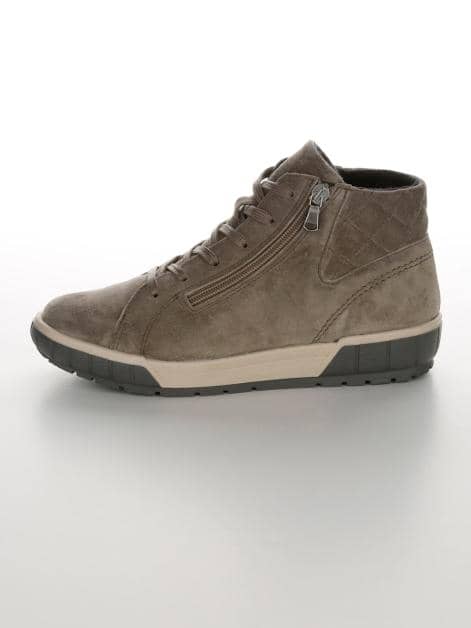 Schnürstiefelette mit weich gepolstertem Schaftrand