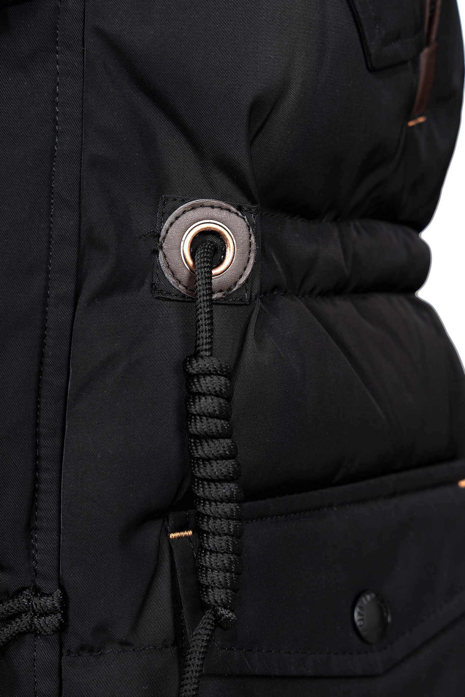 Cipo & Baxx Winterjacke Elegante Jacke BA-CM153 (1-St) mit abnehmbarer Kapuze