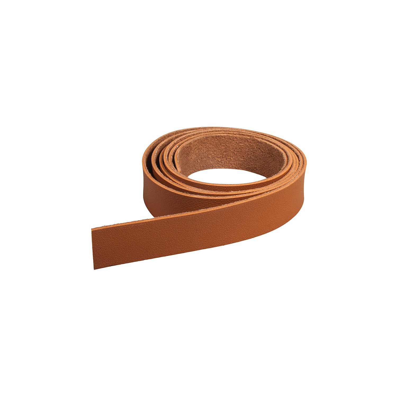 Kunstlederband flach, braun, 2 cm, 1,38 m