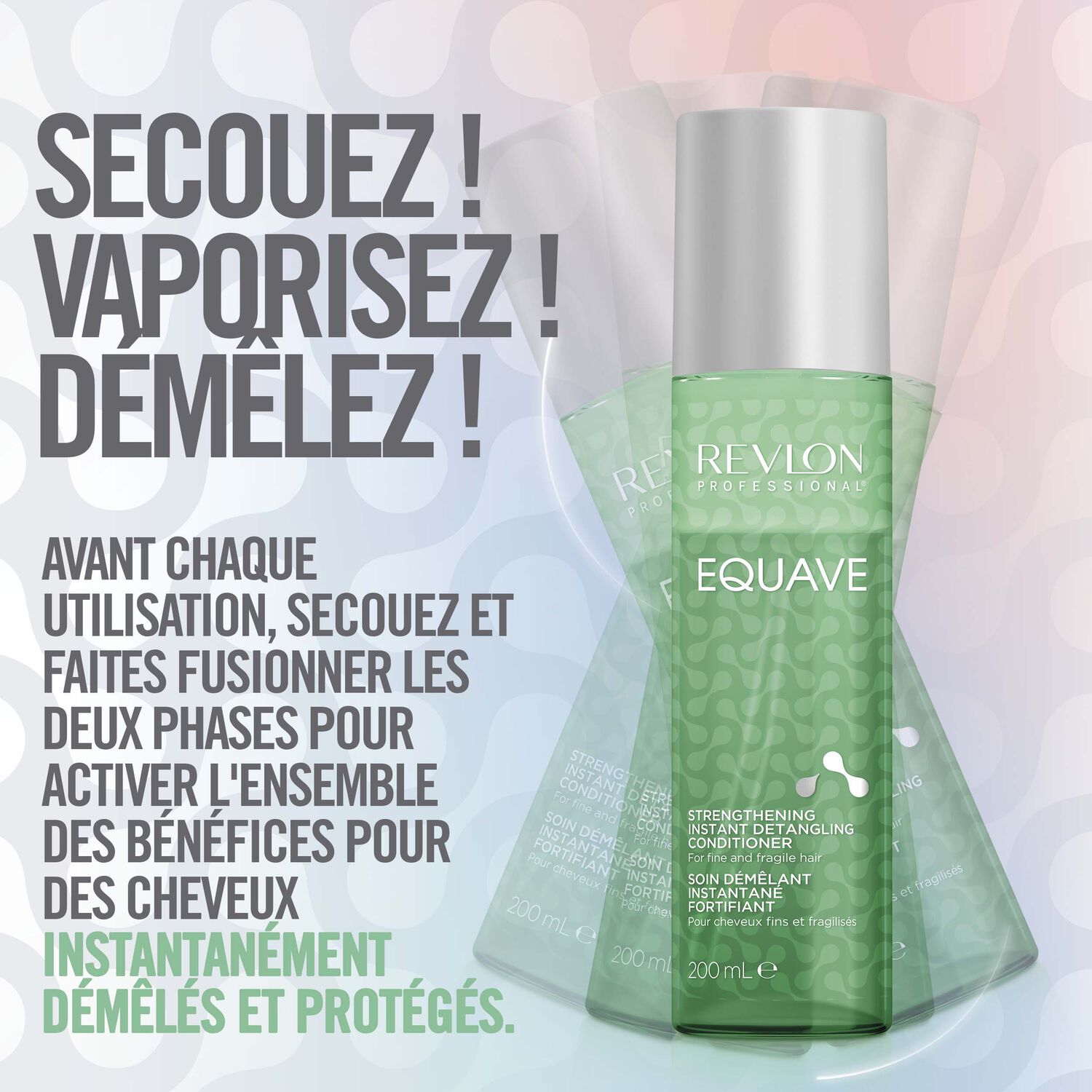revlon professional Equave™ Après-Shampooing Démêlant Bi-Phase Fortifiant