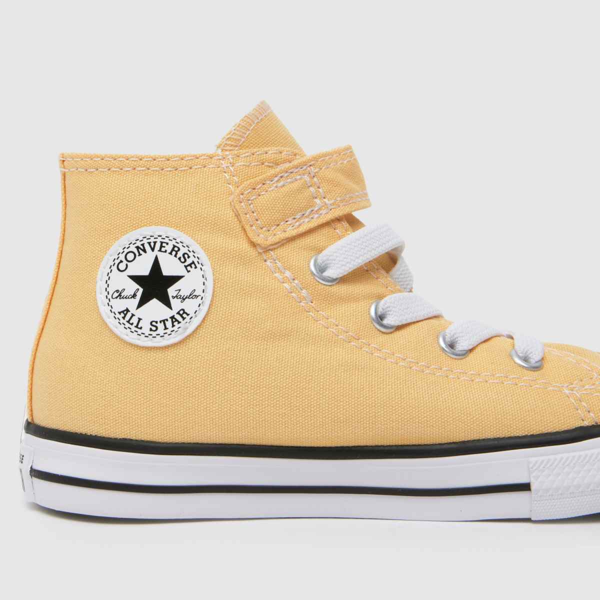 Converse gula All Star Hi 1v Småbarnsskor